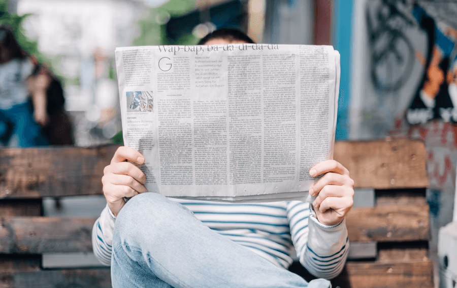 Editor reviewing pages